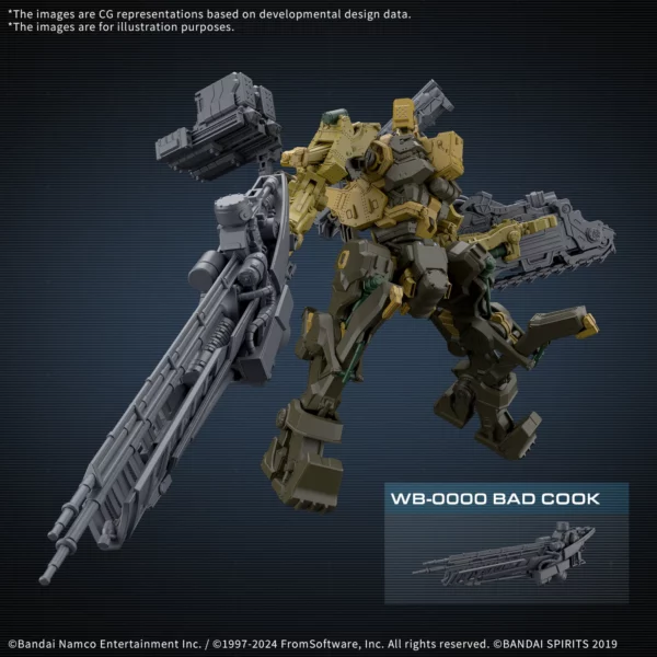 ARMORED CORE VI - CC-3000 Wrecker Milk Tooth - Model Kit - immagine 4