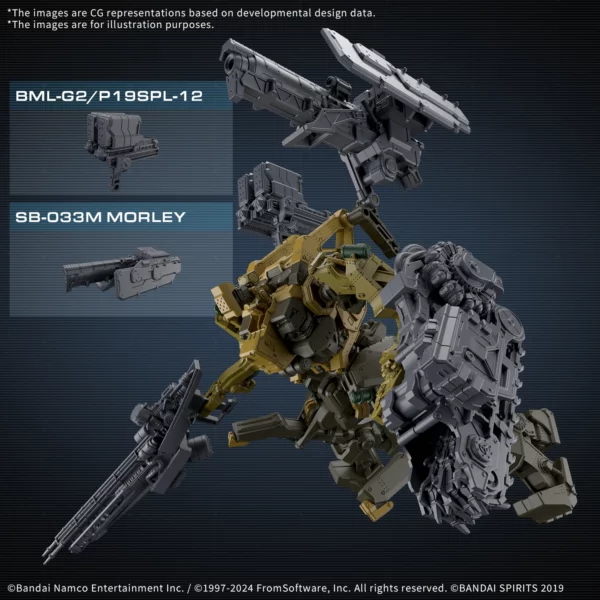 ARMORED CORE VI - CC-3000 Wrecker Milk Tooth - Model Kit - immagine 5