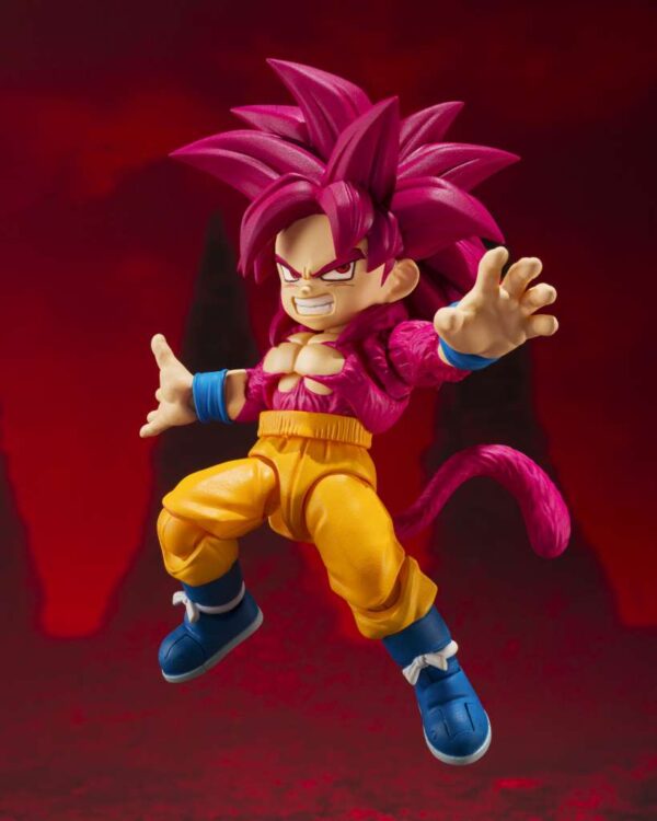 Dragon ball daima son goku mini super saiyan 4 shf - immagine 3